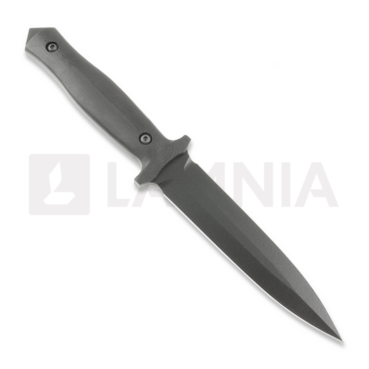Za Pas RH2 Dagger peilis, Black G-10, Black Coating