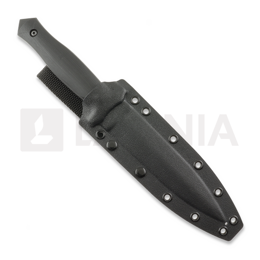 Za Pas RH2 Dagger mes, Black G-10, Black Coating