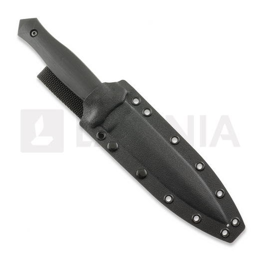 Za Pas RH2 Dagger peilis, Black G-10, Black Coating