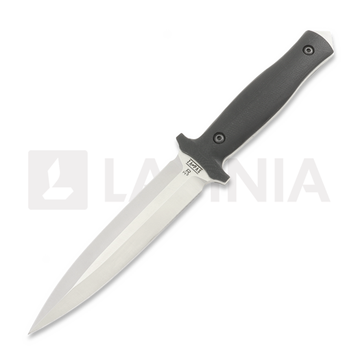 Za Pas RH2 Dagger kniv, Black G-10, Satin