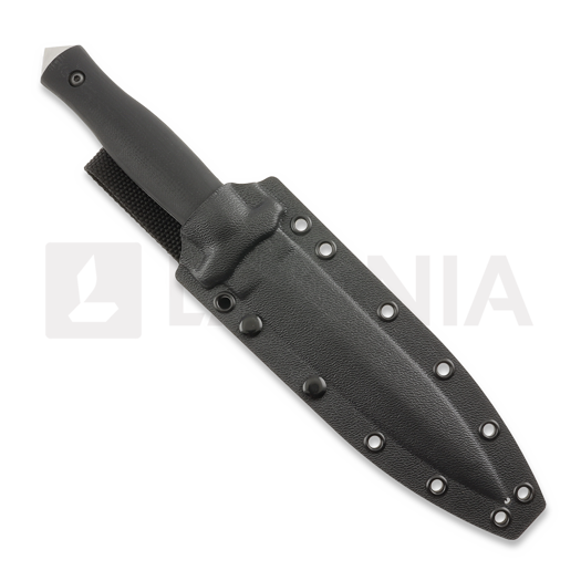 Za Pas RH2 Dagger mes, Black G-10, Satin