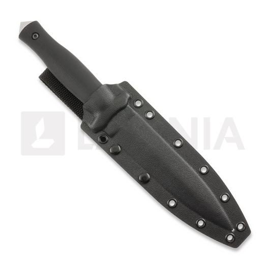Za Pas RH2 Dagger peilis, Black G-10, Satin