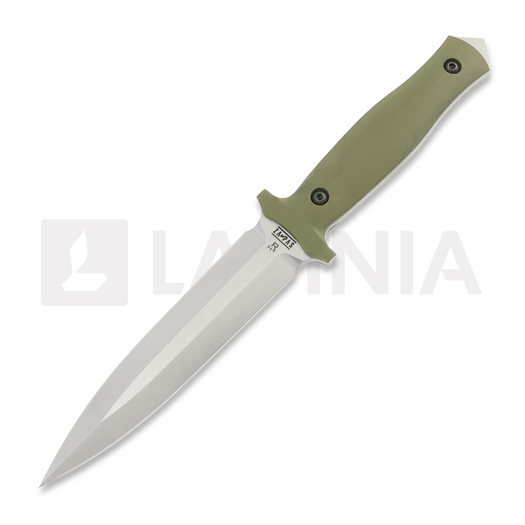 Couteau Za Pas RH2 Dagger, OD Green G-10, Satin