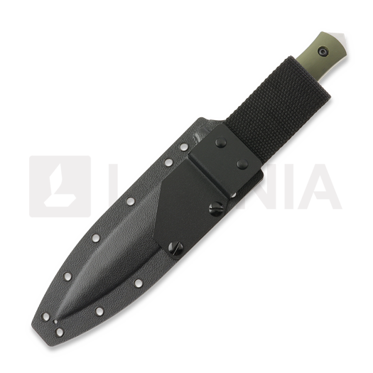 Za Pas RH2 Dagger veitsi, OD Green G-10, Satin