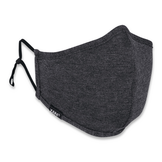 Zan Headgear Adjustable Face Mask, сірий
