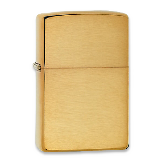 Šķiltava Zippo 204B Brushed Brass Solid