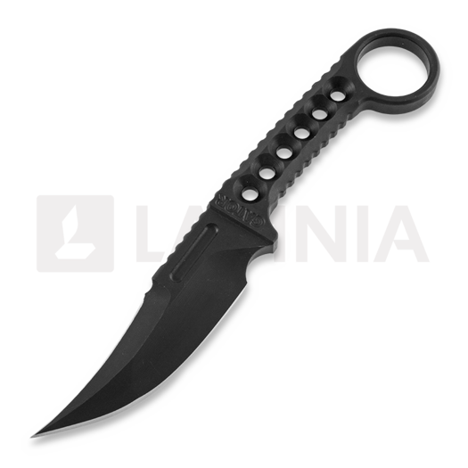 ZU Bladeworx Gator Omega Black Tufftride kniv