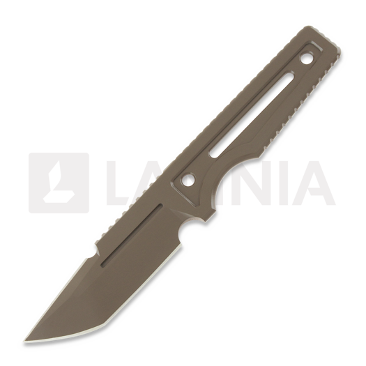 ZU Bladeworx Ultralight Tanto Ceracote knife, fde