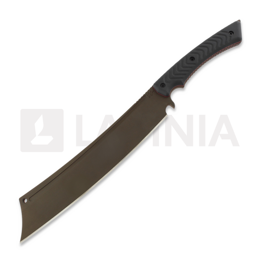 ZU Bladeworx Warmonger Ceracote knife, bronze