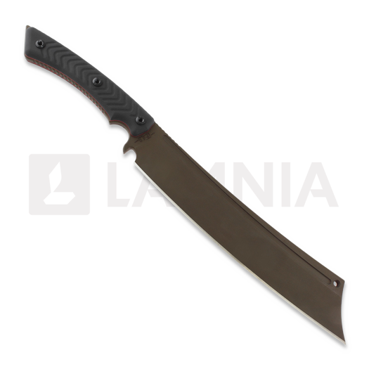 ZU Bladeworx Warmonger Ceracote knife, bronze