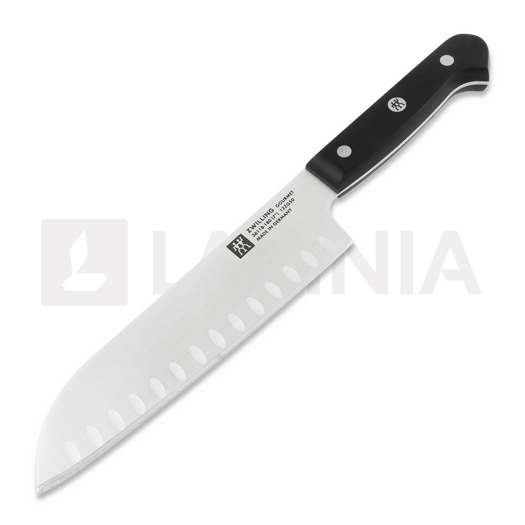 Zwilling Henckels Gourmet Santoku 18cm kokkiveitsi, hollow edge