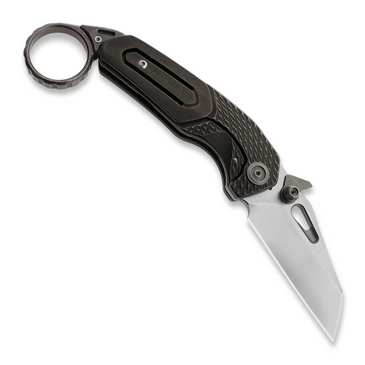 Zyac Knives Karambit k&auml;&auml;nt&ouml;veitsi, musta
