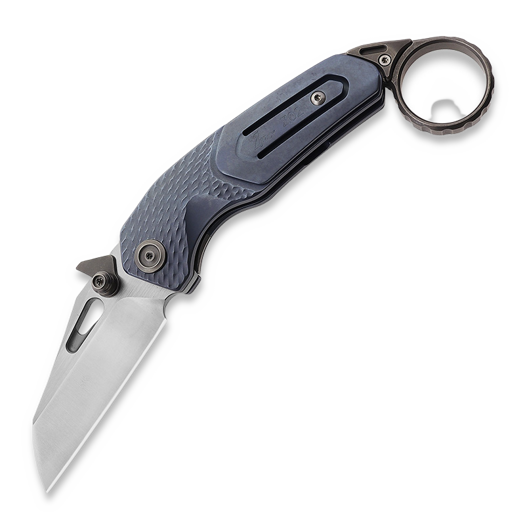 Coltello pieghevole Zyac Knives Karambit, blu