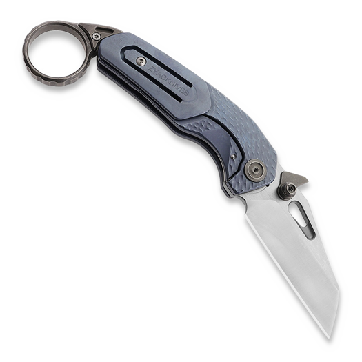 Nóż składany Zyac Knives Karambit, niebieska