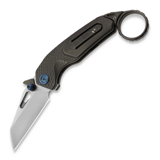 Nóż składany Zyac Knives Karambit, szara