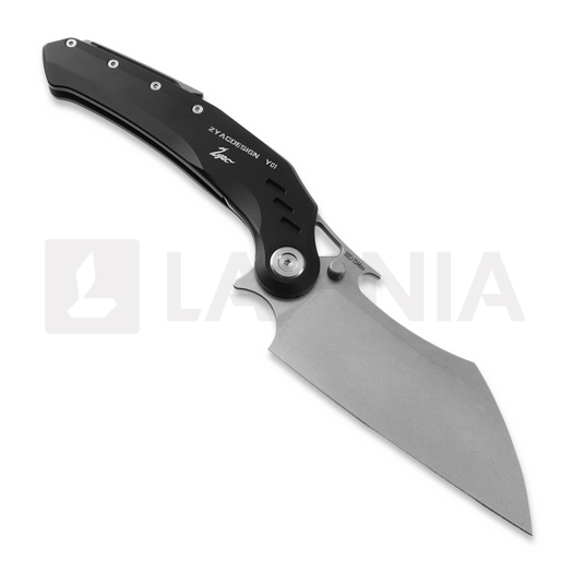 Nóż składany Zyac Knives KUUK, Aluminium, czarny