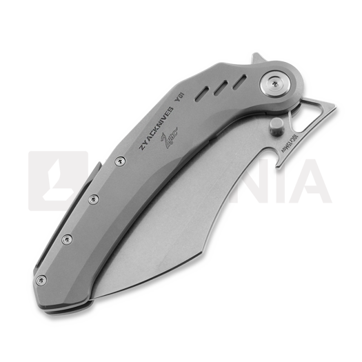 Zyac Knives KUUK k&auml;&auml;nt&ouml;veitsi, Titanium, M390