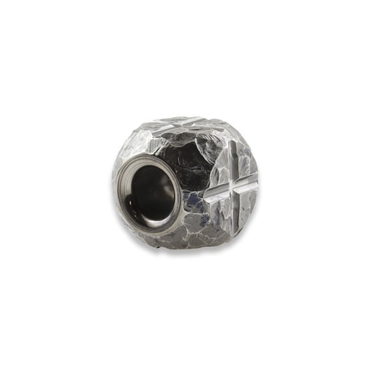 Zyac Knives Square Cross Pattern Lanyard Bead, Hand Carved 1