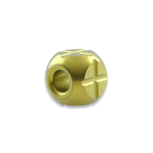 Zyac Knives Square Cross Pattern Lanyard Bead, жовтий