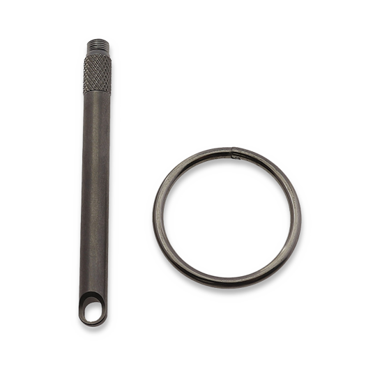 Zyac Knives Titanium Folding EDC Toothpick with Knurling Grip