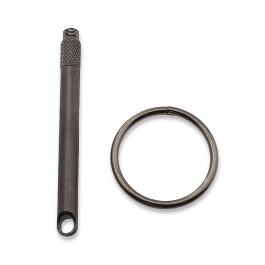 Zyac Knives Titanium Folding EDC Toothpick with Knurling Grip