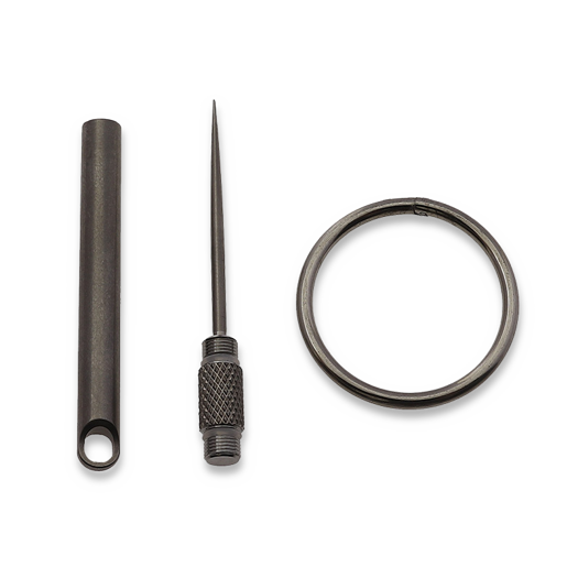 Zyac Knives Titanium Folding EDC Toothpick with Knurling Grip