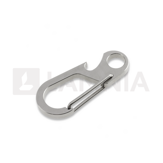 Zyac Knives Titanium Keychain Carabiner with Bottle Opener