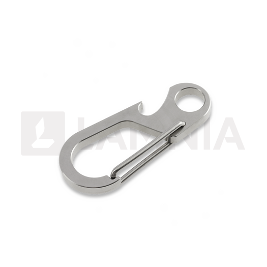 Zyac Knives Titanium Keychain Carabiner with Bottle Opener