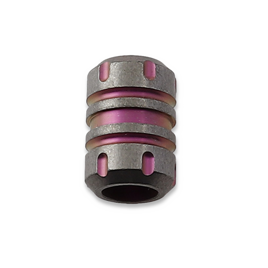 Zyac Knives Titanium Lanyard Bead/Knife Bead in Barrel Shape