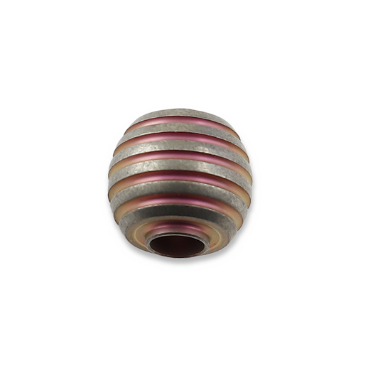Zyac Knives Titanium Lanyard Bead/Knife Bead in Sphere Shape