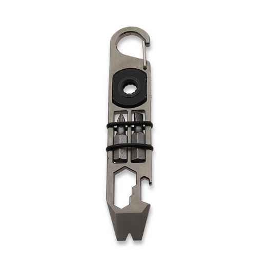 Zyac Knives Titanium Pry Bar with Ratchet Hex Driver monitoimityökalu