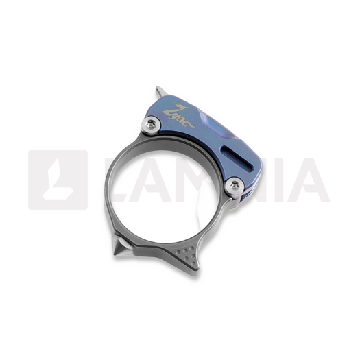 Складний ніж Zyac Knives Titanium Ring, синiй