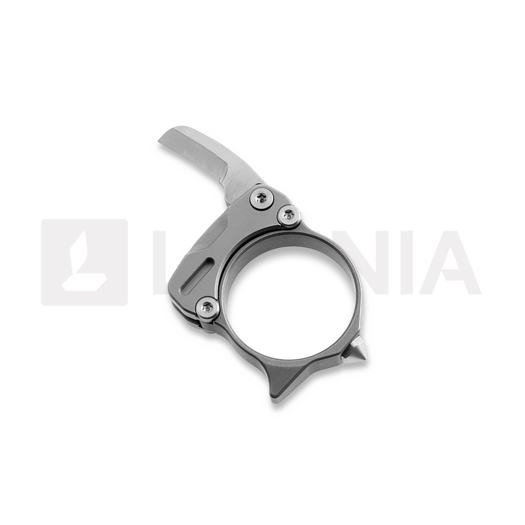 Zyac Knives Titanium Ring sulankstomas peilis, pilka