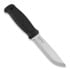 Morakniv Garberg (Leather Sheath) - Stainless Steel - Black bushcraft knife 12635