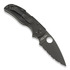 Spyderco Native 5 folding knife, spyderedge, black C41SBBK5