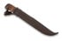 WoodsKnife Perinnepuukko 125 finnish Puukko knife, stained