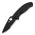 Couteau pliant Spyderco Tenacious, noir, lame à dents C122GBBKPS