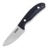 Casström Safari G-10 knife, hollow grind, black 10620