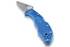 Spyderco Delica 4 Taschenmesser, FRN, Flat Ground, blau C11FPBL
