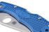 Spyderco Delica 4 összecsukható kés, FRN, Flat Ground, kék C11FPBL