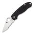 Spyderco Para 3 folding knife, partial serration C223GPS