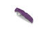 Spyderco Endura 4 折り畳みナイフ, FRN, Flat Ground, 紫 C10FPPR