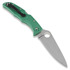 Spyderco Endura 4 foldekniv, FRN, Flat Ground, grønn C10FPGR