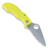 Skladací nôž Spyderco Ladybug 3, FRN, žltá, zúbkovaný LYLS3