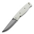 Brisa Birk 75 folding knife, D2 Scandi, ivory micarta