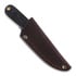 Brisa Necker 70 Full Flat neck knife, black micarta
