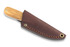 Brisa Necker 70 Full Flat neck knife, Olive