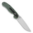 Ontario RAT-1 折叠刀, 綠色/satin 8848OD