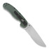 Ontario RAT-1 folding knife, green/satin, combo edge 8849OD