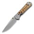 Chris Reeve Sebenza 21 Taschenmesser, small, Spalted Beech S21-1162